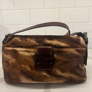Pony hair Fendi baguette